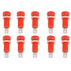 10pcs Banana Jack Socket Durable Connectors For Electronic Instruments