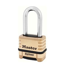 Master Lock 1175DLH 2-1/4in (57mm) Wide ProSeries Brass Resettable Combinatio…