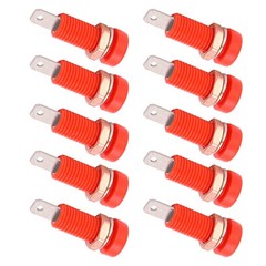 10pcs Banana Jack Socket Durable Connectors For Electronic Instruments