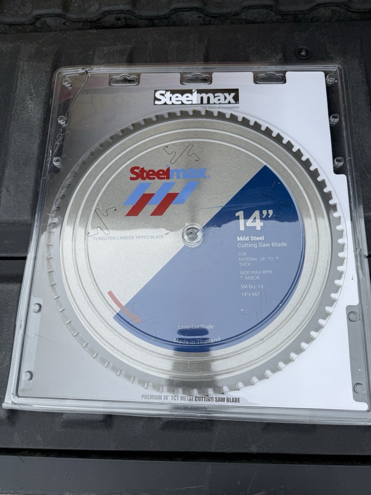Steelmax 14″ TCT Mild Steel Cutting Saw Blade, Tungsten Carbide Tip (SM-BLL-14)