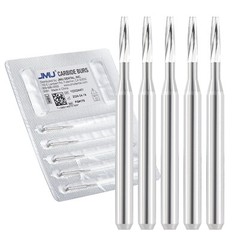 JMU Dental Carbide Burs High Speed FG Taper Fissure 5pcs/pk