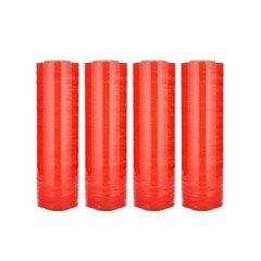 8 Rolls – Orange 15″ x 1476′ Packing Pre-Stretch Hand Shrink Wrap Film 30 Gauge