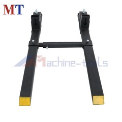 Clamp on Tractor Forks 60″ 4000lbs Pallet Forks Adjustable Bucket Forks