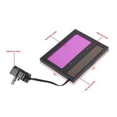 Welding Helmet Lens Protective Gear 110 * 90mm Automatic Darkening Lens