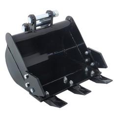 For 0.8-1.8 Ton Mini Excavator 400mm Trenching Bucket Attachment With Teeth US
