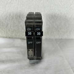 3 Pack of GE General Electric THQP230 30 Amp 240V 2 Pole Circuit Breaker
