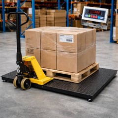 New Floor Scale 4×4 Heavy Duty Warehouse Pallet scale 48″x48″ 10000 lb