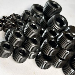 55PCS NPT PIPE PLUGS ASSORTMENT KIT 1/16″ 1/8” 1/4” 3/8” 1/2” END CAP STEEL
