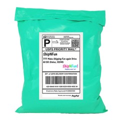 12×15 Pastel Pink &Teal Poly Mailers, HOT! NEW Designer Shipping Mailing Bags!