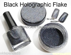 25g Black Halo Holographic Flake .004″ HVLP HOK Paint
