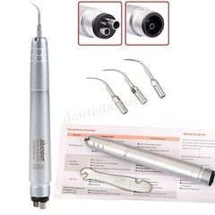 Scaling Ultrasonic Air Perio Scaler Handpiece 2/4 H + 3Tips G1 G2 G4 Dental