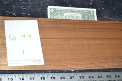 Teak Raw Wood Veneer Sheet 6 x 49 inches 1/42nd 35137-48