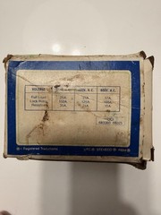 Steveco 90-238 Contactor RBM Type 143-B1B2 25 Amp 277V 120V Coil NOS New In Box