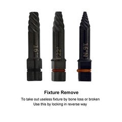 Implant Fixture & Fractured Screw Removal Kit Drill Bar Tap MCT FSRK-02 HeaNeam
