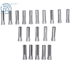Metric R8 Collet Set 1mm to 20mm 20 Pcs Set High Precison for Milling