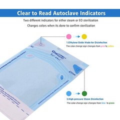 1000(5 Boxes) 3.5″x5.25″ Self Seal Sterilization Pouches, for Dental Tattoo Nail