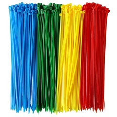 400 PCS Small Colored Zip Ties 4 Inch Multi-Color Nylon Self-Locking Zip Ties