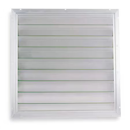 Dayton 4Yn18 36 In 38.75″H-W 4.5″L Alu Intake Shutter Dampr, 37 In X 37 In,