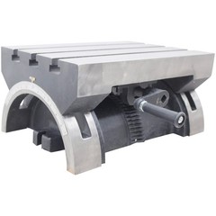 15-Inch Adjustable Angle Tiltable Worktable Cast Iron Milling Drilling Grinding