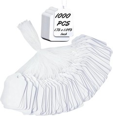 1000 Pre-Strung White Price Tags with String 50pk