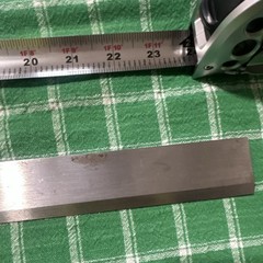 The L.S. Starrett Co. No 385 24 in Metal Straight Edge Rule, Unmarked