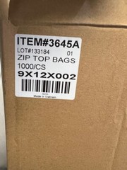 Clear Reclosable Zip Plastic Poly Bags 9” X 12” (1000 Count) 2 Mil