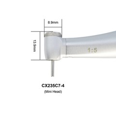 COXO Dental Electric Handpiece 1:5 LED Contra Angle Fiber Optic NSK X95L X25L