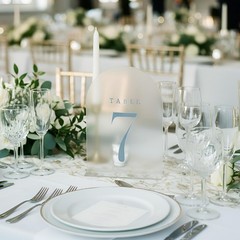15 PCS 5×7 Inch Dusty Blue Frosted Arch Wedding Table Numbers 115 Stands