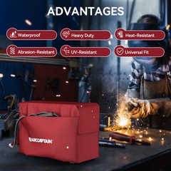 ARCCAPTAIN Welder Cover Waterproof Protective Cover Reusable Foldable Dust Cover