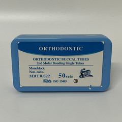 50Sets Dental Orthodontic Bondable Buccal Tubes 2nd MBT .022 Molar Tubes U1L1