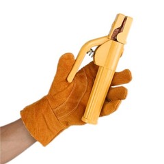 Reinforced Cowhides Heatproof Gloves for Construction Welding Grinding Moving
