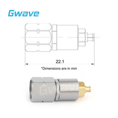 2.4mm Male to GPPO (Mini-SMP) Female Adapter, DC – 50GHz