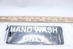 Vollrath Hand Wash Only Sign 3″ x 9″ 4504