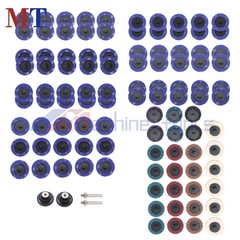 104 Pcs 2 Inch Die Grinder Sanding Discs Set 40-240 Grit with 1/4 Inch Holder
