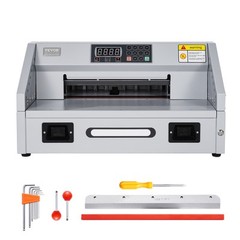 VEVOR Electric Paper Cutter 300W Guillotine Trimmer Cutter Machine with Casters
