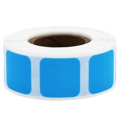 Square Shaped Stickers | 0.75″ Inch Wide | 500 Pack | Pick One Color