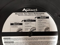 Avanti A1060X 10″ 60 Teeth Fine Finish Saw Blade Carbide Tipped BRAND NEW RETAIL