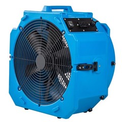 MOUNTO 2-Speed 1/4HP 4000cfm Axial Air Mover Blower Fan Roto-Molded (Red)