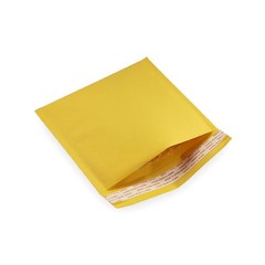 5 EcoSwift Size #CD 7.25 x 8 Kraft Bubble Mailers Self x 8 inches, Gold