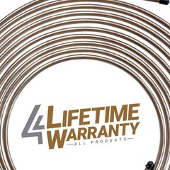 25 ft 1/4 True Copper-Nickel Alloy Non-Magnetic Brake Line USA