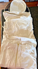 Humble Bee 311 Polycotton Beekeeping Jacket w/ Removable fencing veil Hood -5XL