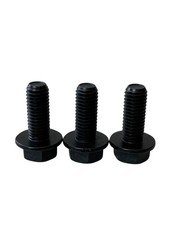 100 pcs M10-1.5×25 Hex Flange Frame Bolt Class 10.9 DIN 6921 Zinc Phosphate Oil