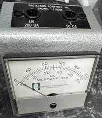 Protection Controls – DC Microammeter Flame Safeguard Meter 0-50UA 0-200UA