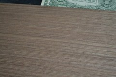 Composite Walnut Raw Wood Veneer Sheet 7 x 31 inches Engineered N5942-20