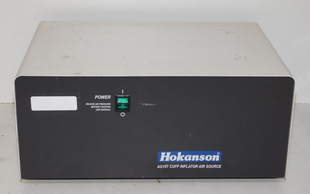 Hokanson Instruments AG101 Cuff Inflator Air Source Equipment Benchtop Unit USA