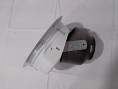 Lightolier Shallow Slope Ceiling Reflector Trim 1131GD 14-30º Gold /White Trim