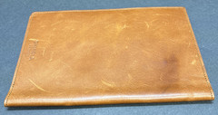 Shinola Medium Journal iPad Mini Cover w/o Tab Natural Leather Wallet