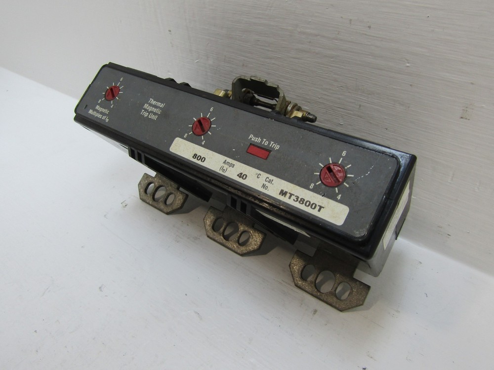 Cutler Hammer MT3800T 800 Amp Thermal Magnetic Trip Unit 800A 3P Westinghouse
