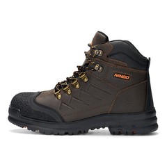 NINGO Men’s Heavy Duty Work Boots Steel Toe Puncture Proof Leather Safety Shoes