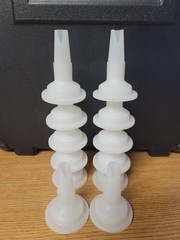 10 Pack Pre Cut Large Opening Sausage /Pro Caulk Gun Cone Nozzles 20 oz tips